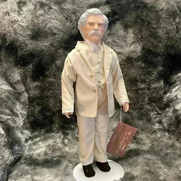 HOST PICK!!! Vintage Mark Twain Doll with  tag - Picture 2 of 16